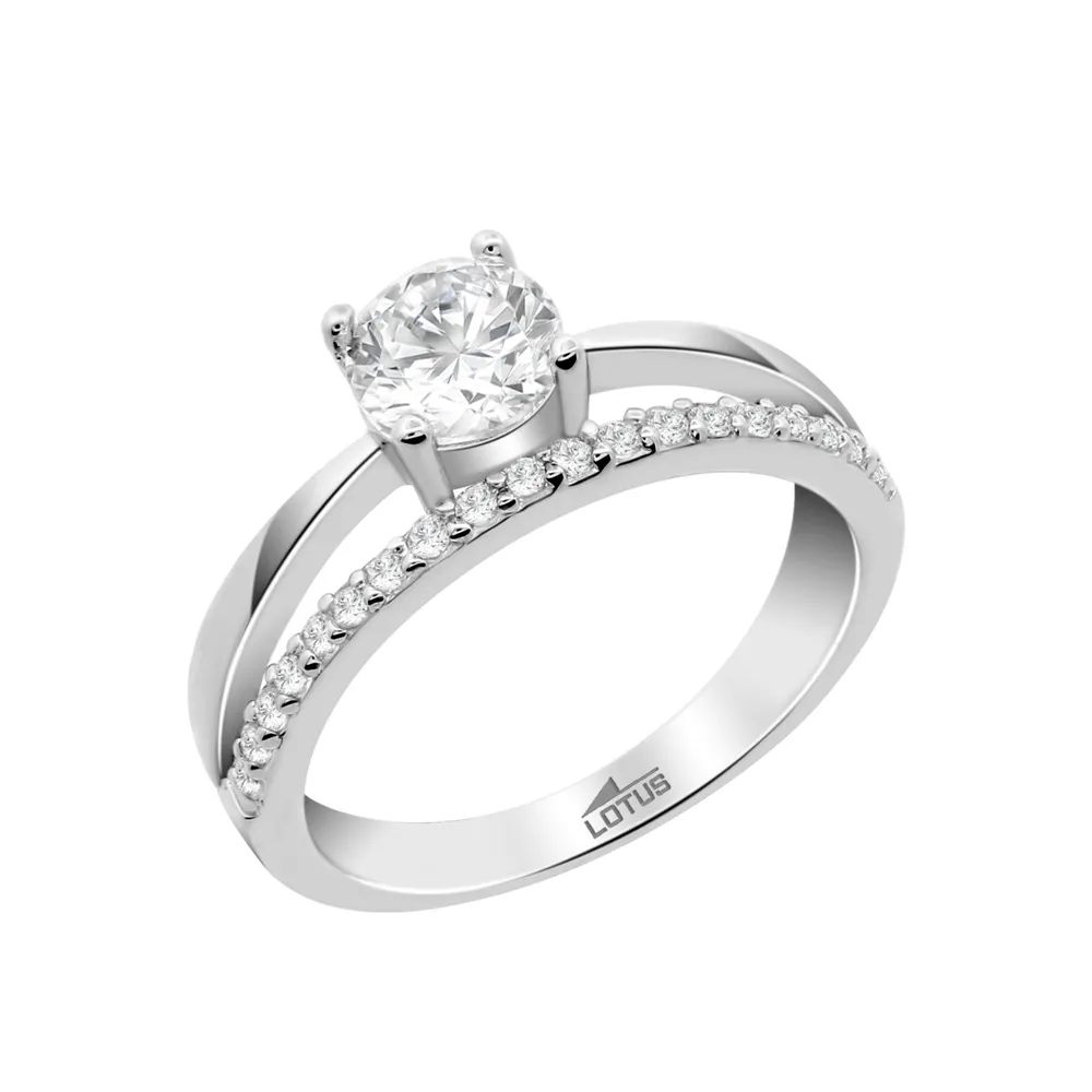 Anillo Lotus Silver para mujer doble