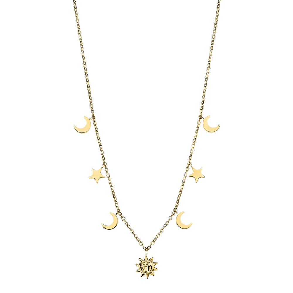 Lotus women's steel necklace