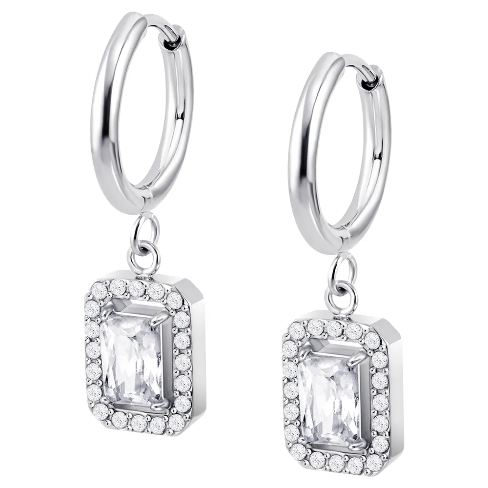 Lotus women's steel earrings