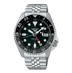 Seiko 5 Sports GMT Schwarz 42,50 mm