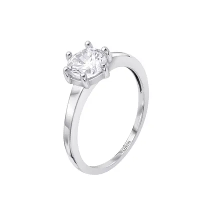 Anillo Lotus Silver para mujer tipo solitario