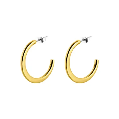 Pendientes Lotus acero de mujer