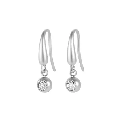 Pendientes Lotus acero de mujer