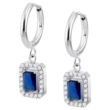 Pendientes Lotus acero de mujer