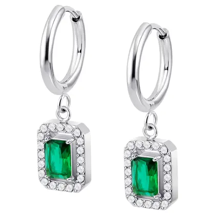 Pendientes Lotus acero de mujer