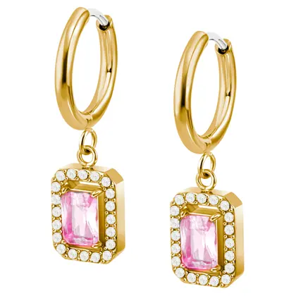 Pendientes Lotus acero de mujer