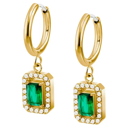 Pendientes Lotus acero de mujer